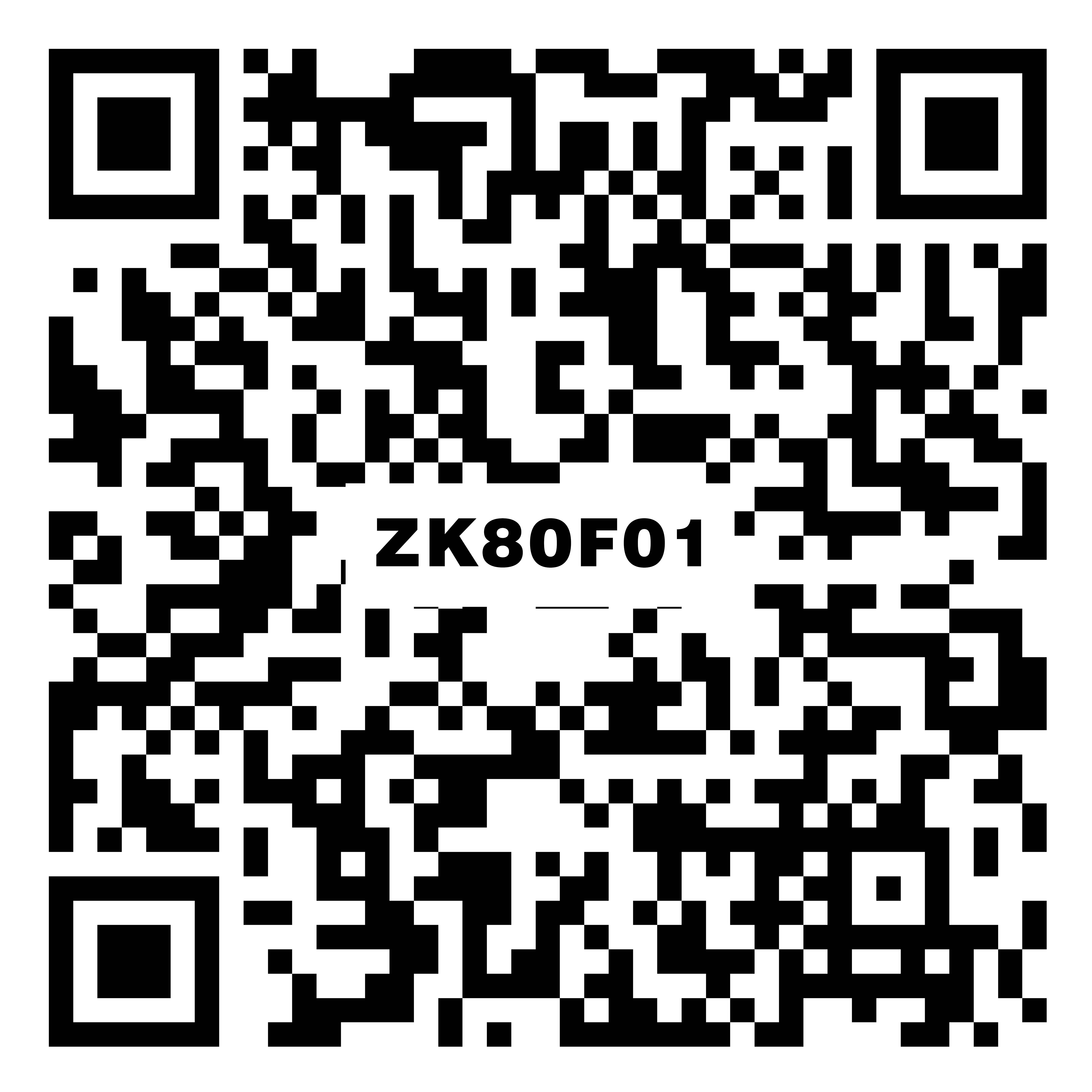 奶白ZK80F01